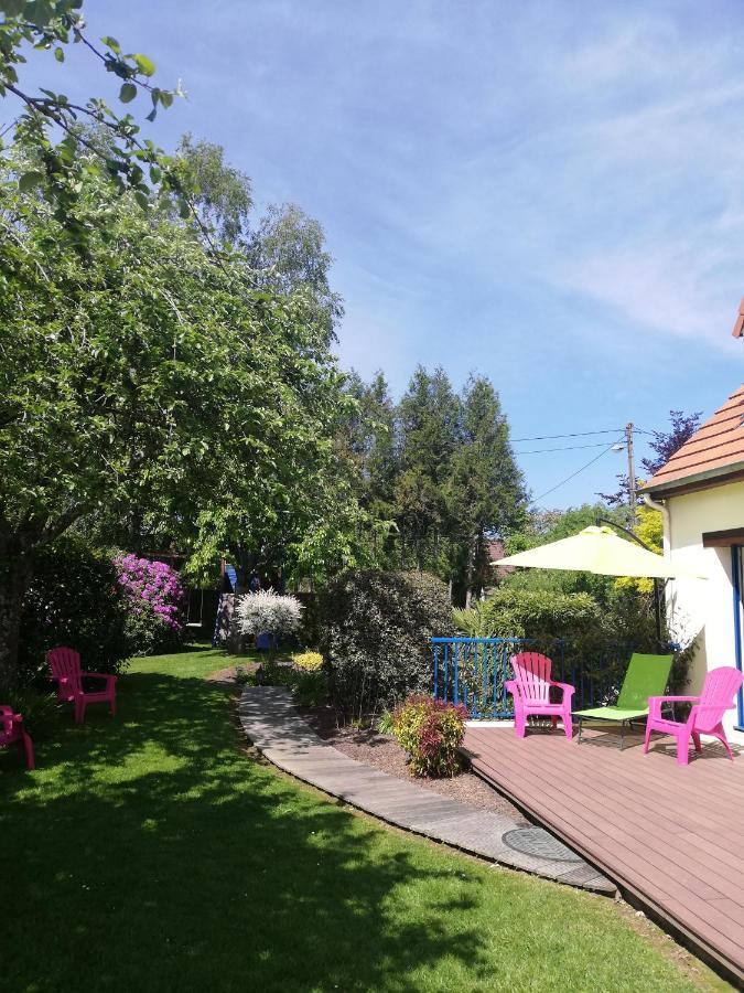 Maison avec piscine et sauna à Vire Exterior foto